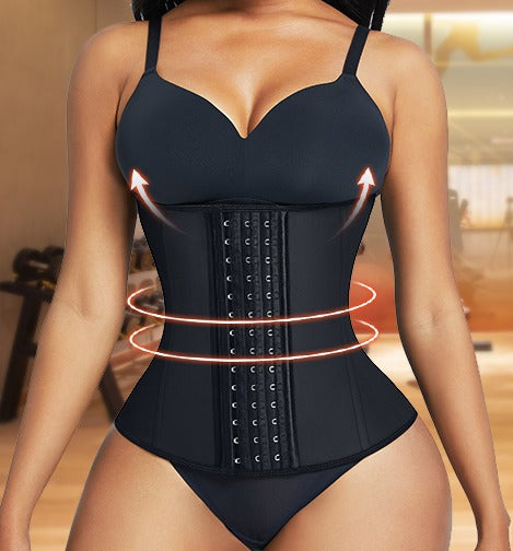 Faja moldeadora negra con soporte talla M — vista 2