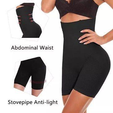 Faja moldeadora negra de cintura alta para mujer — vista 4