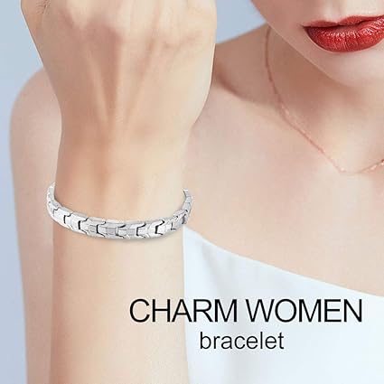 Pulsera de terapia magnética titanio con regulador