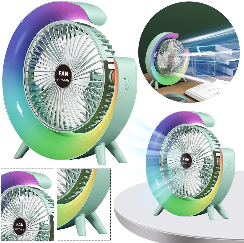 Ventilador de mesa portátil