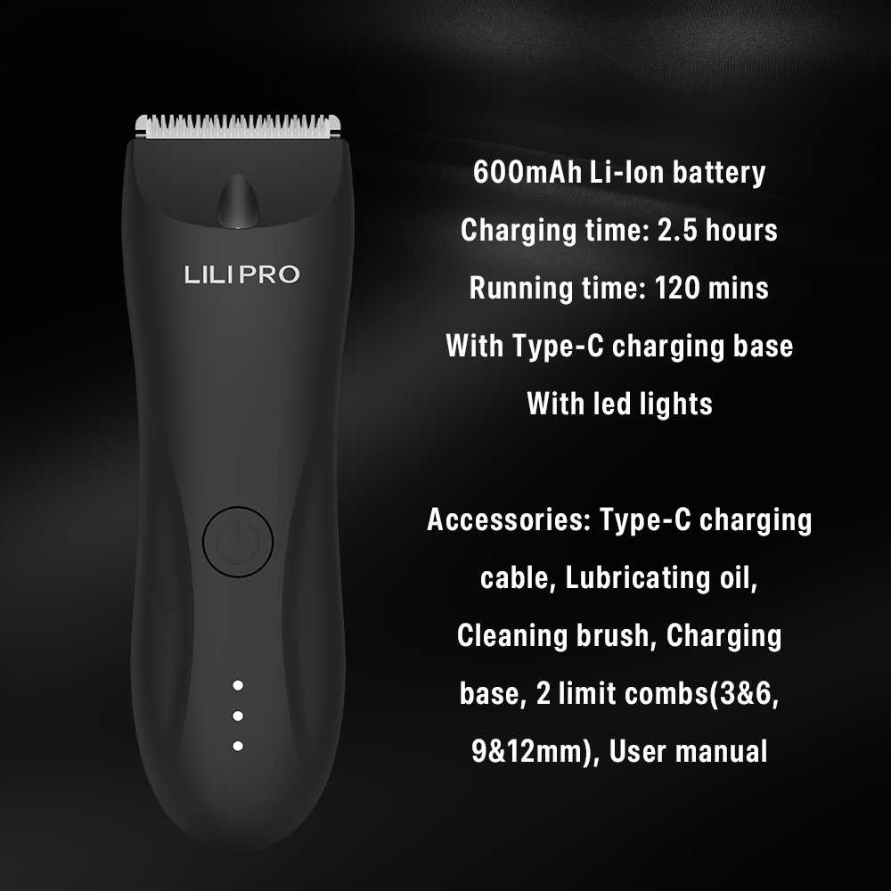 Cortapelos recargable resistente al agua para cabello y barba — vista 2