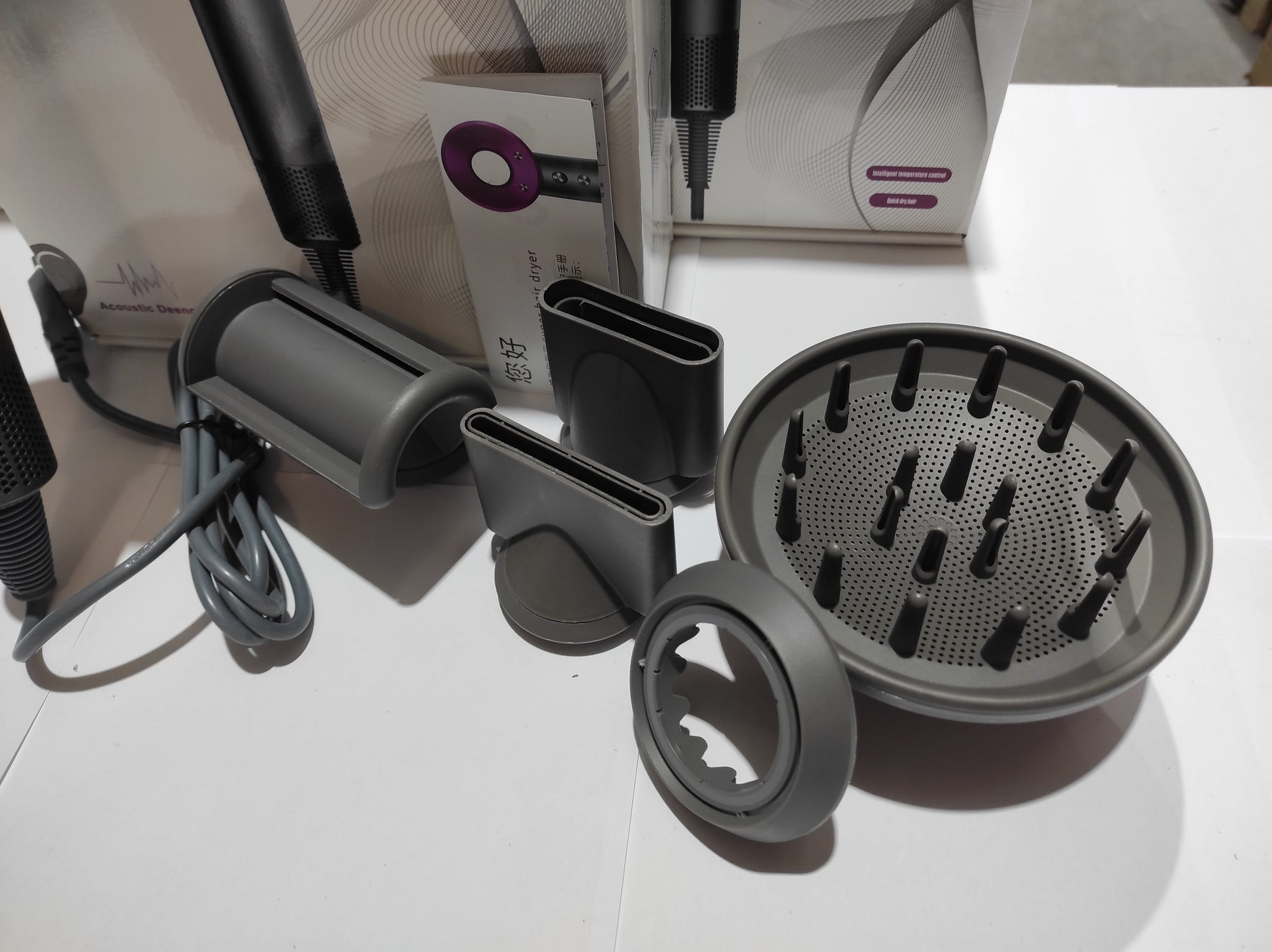 Secador iónico de alta velocidad con cinco accesorios — vista 13