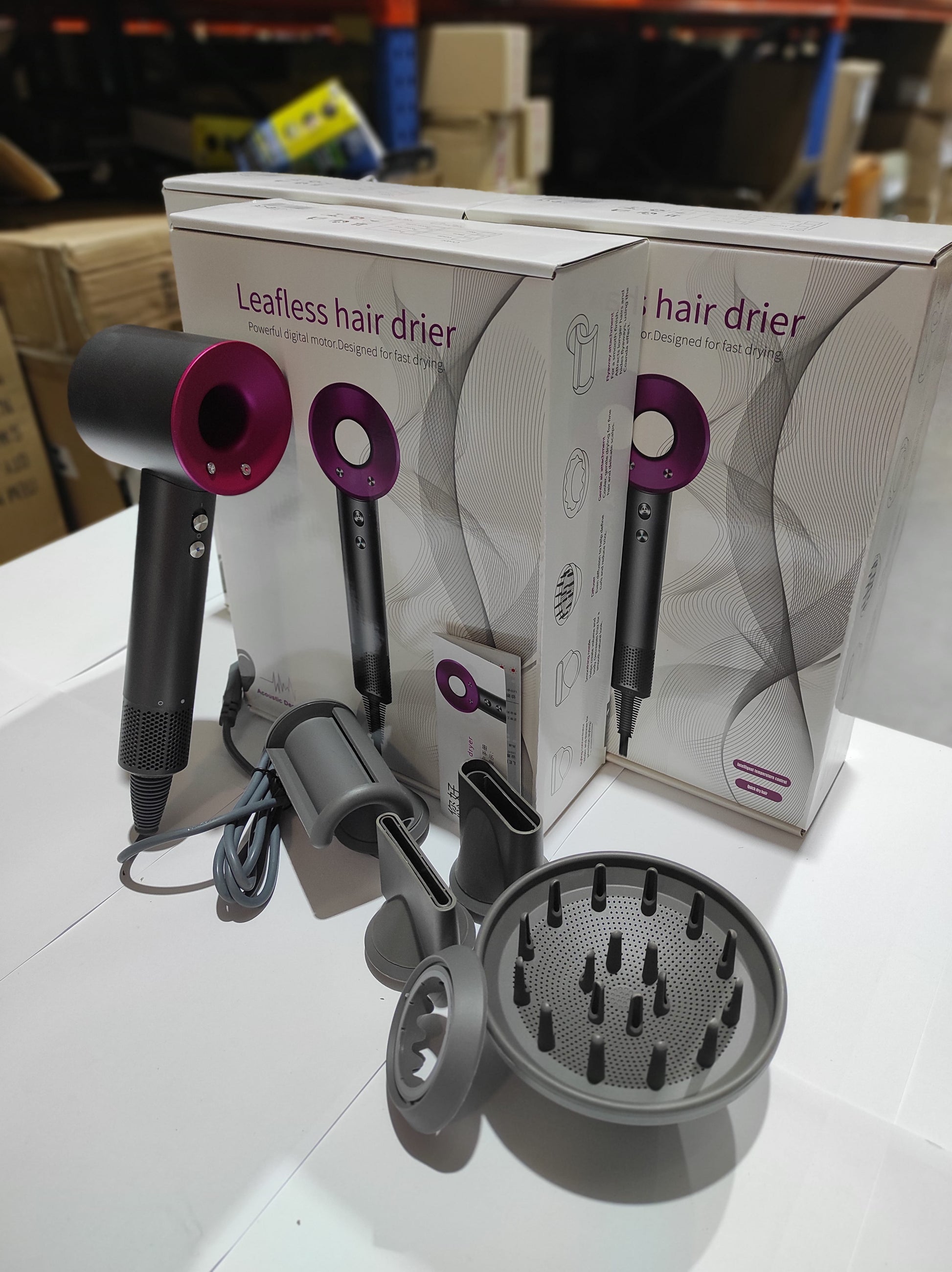 Secador iónico de alta velocidad con cinco accesorios — vista 15