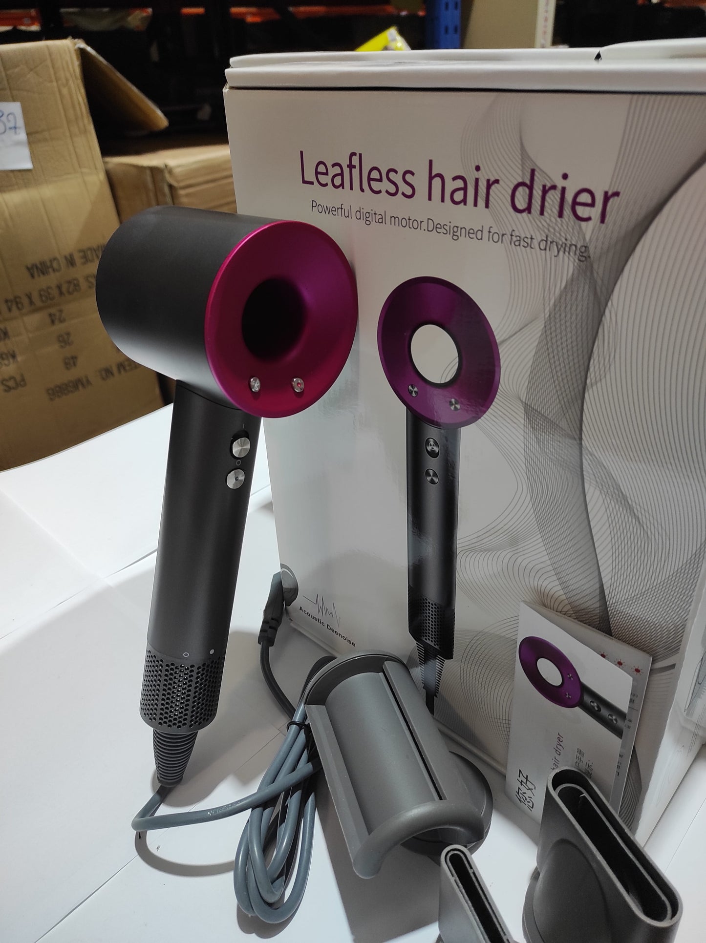 Secador iónico de alta velocidad con cinco accesorios — vista 17