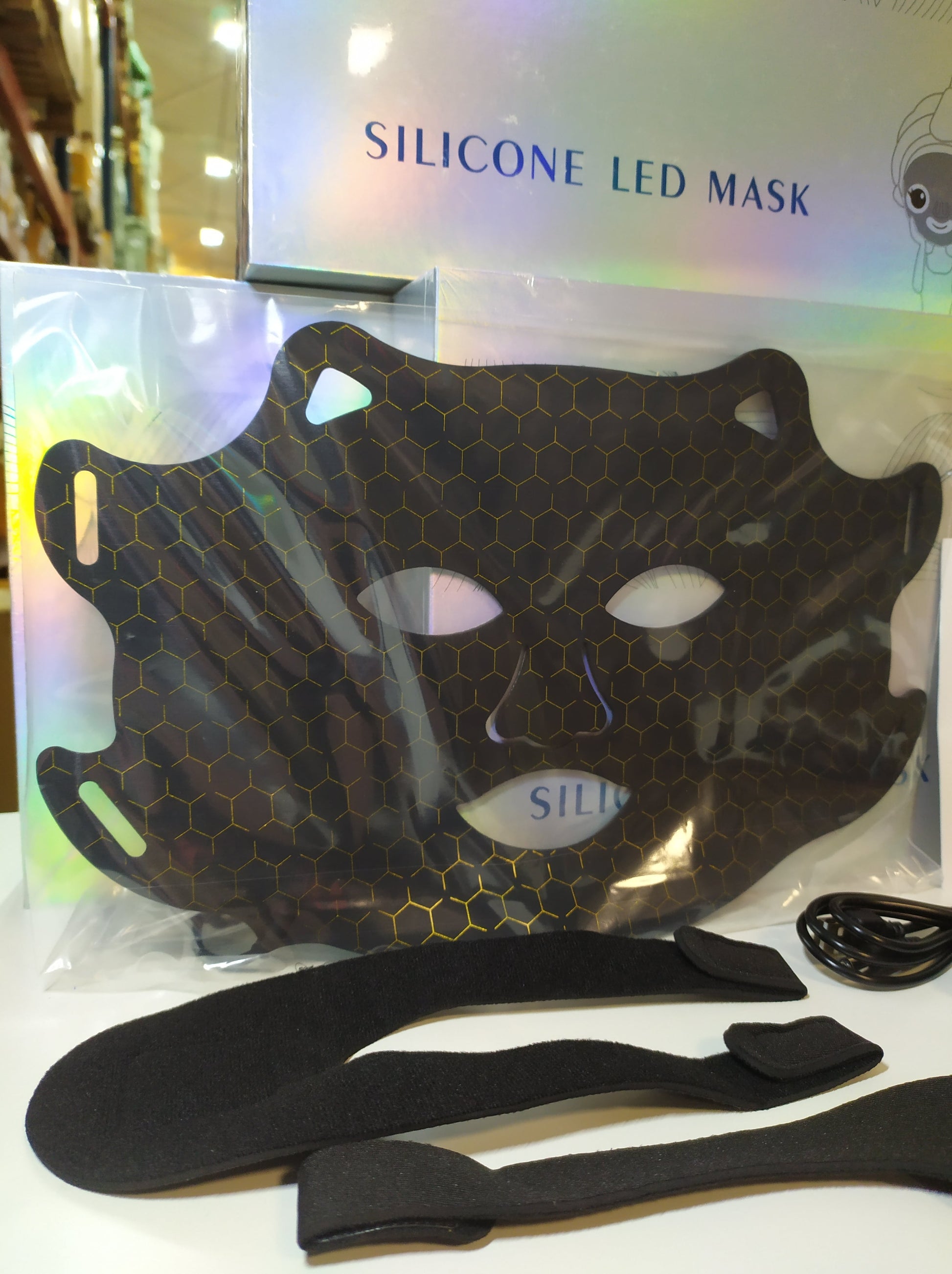 Máscara facial LED flexible con mando de control — vista 15