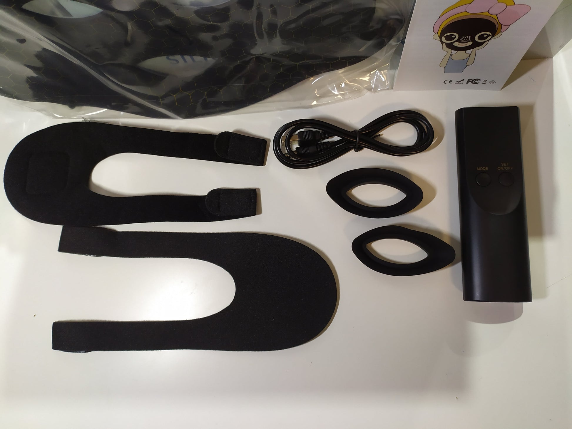 Máscara facial LED flexible con mando de control — vista 17