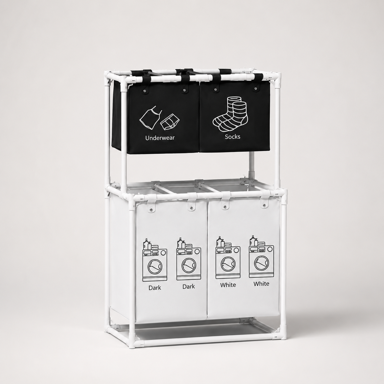 Cesto organizador de ropa desmontable