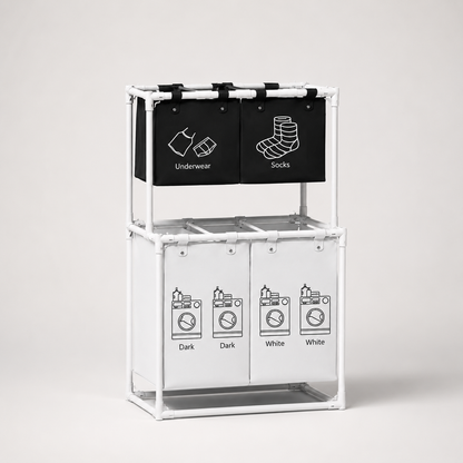 Cesto organizador de ropa desmontable