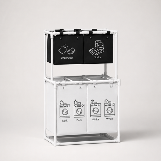 Cesto organizador de ropa desmontable