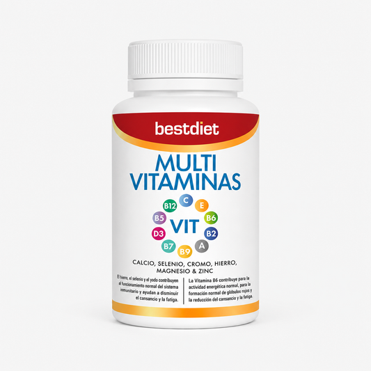 Pack 3 multivitaminas Bestdiet, 60 cápsulas