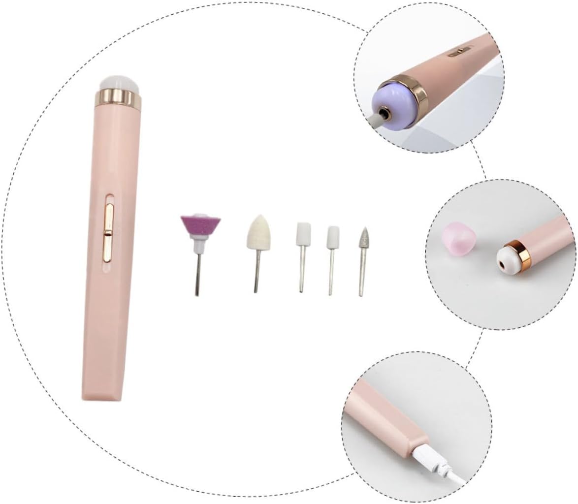 Set de manicura eléctrico con cinco cabezales — vista 2