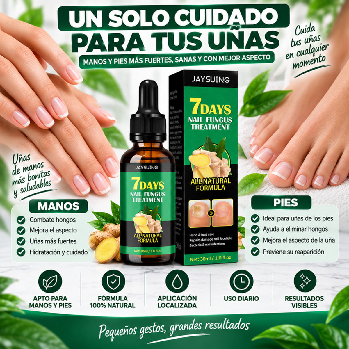 Un solo cuidado para las unas de manos y pies