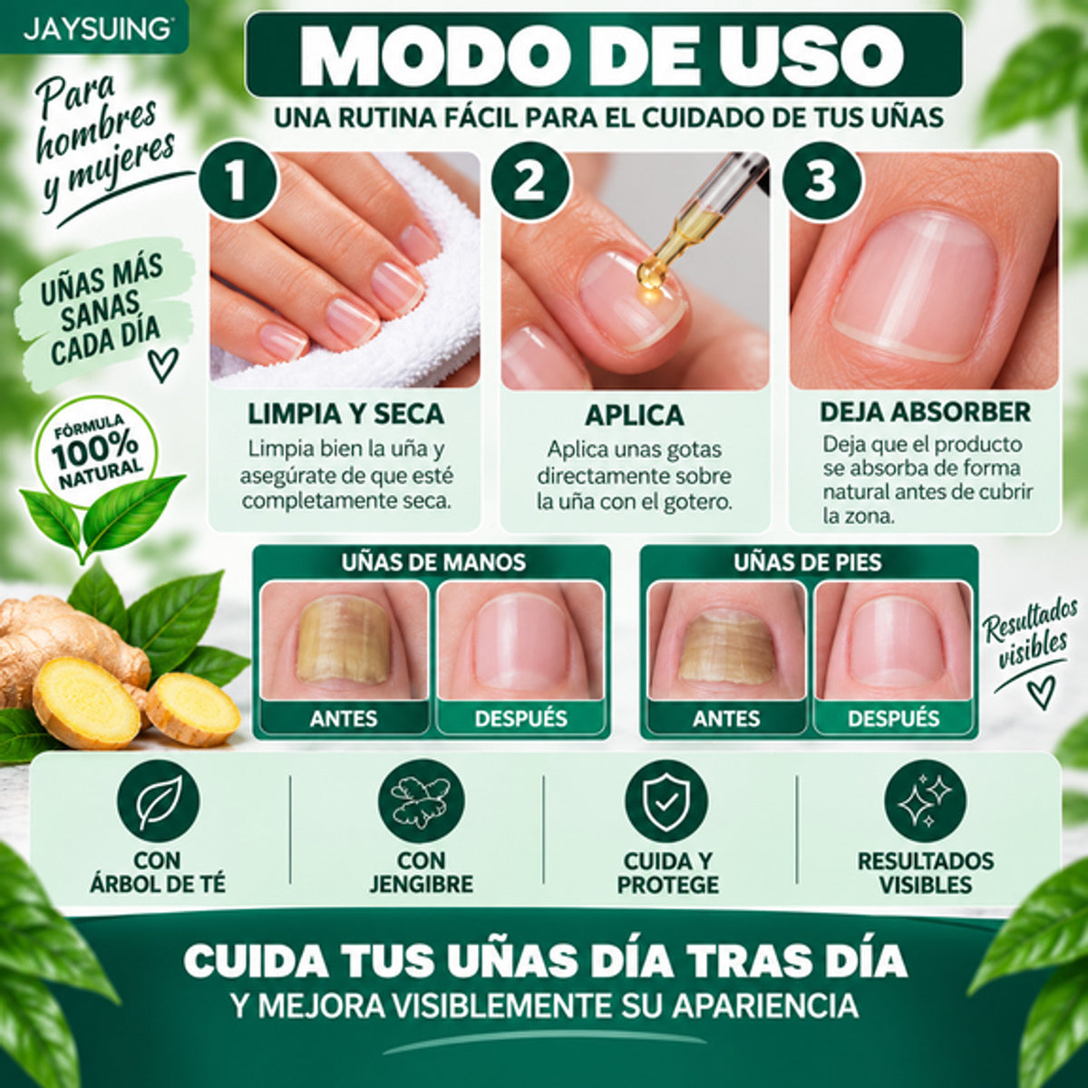 Modo de uso del aceite de unas paso a paso