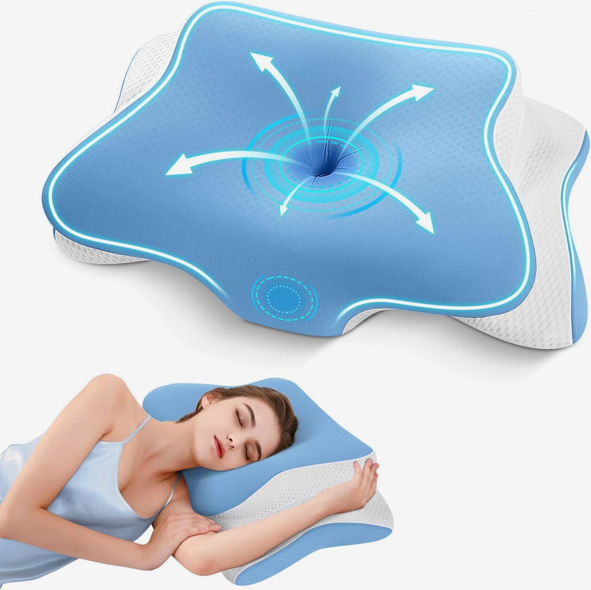 Almohada cervical viscoelástica