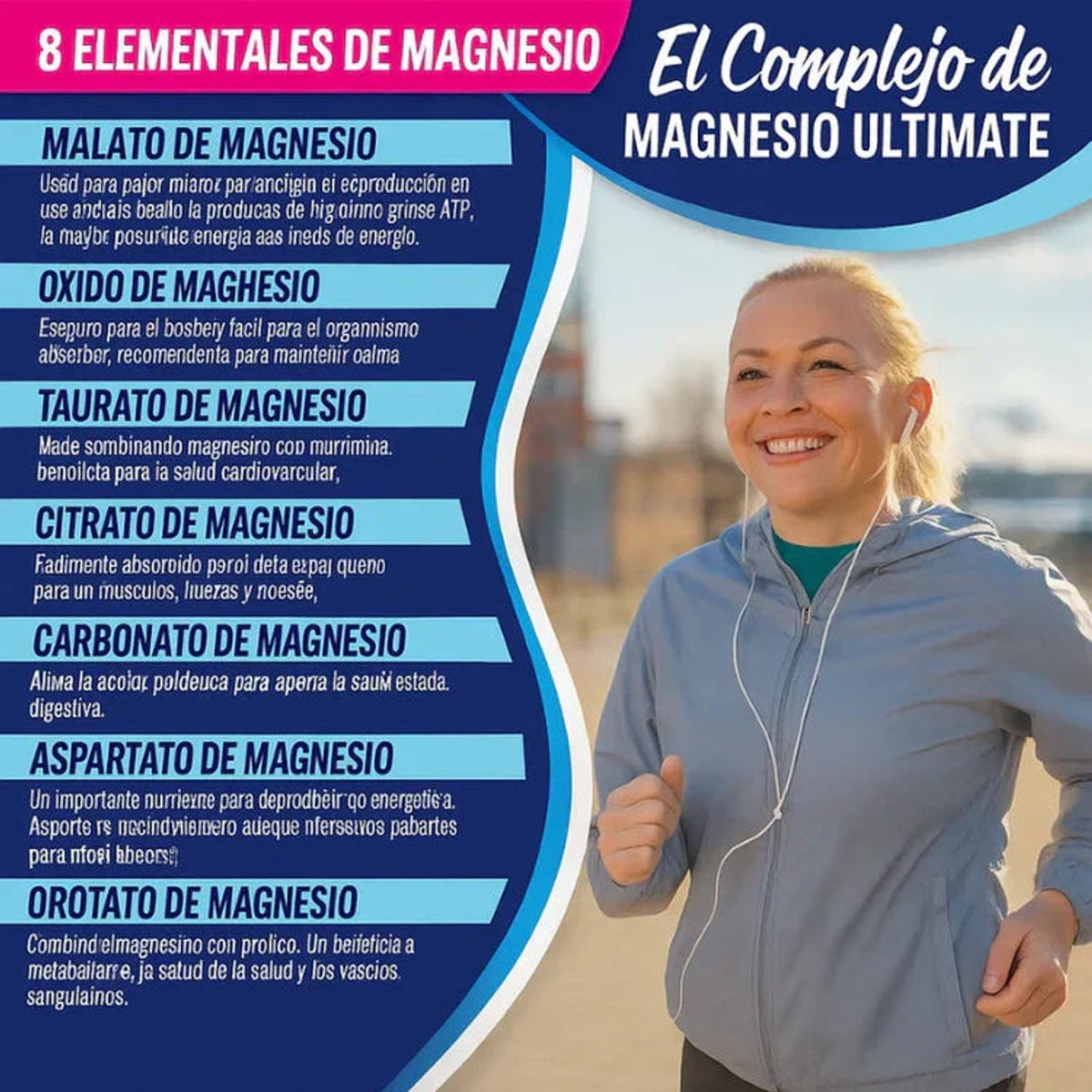 Las ocho formas de magnesio de la formula