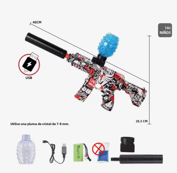 Pistola de hidrogel blaster