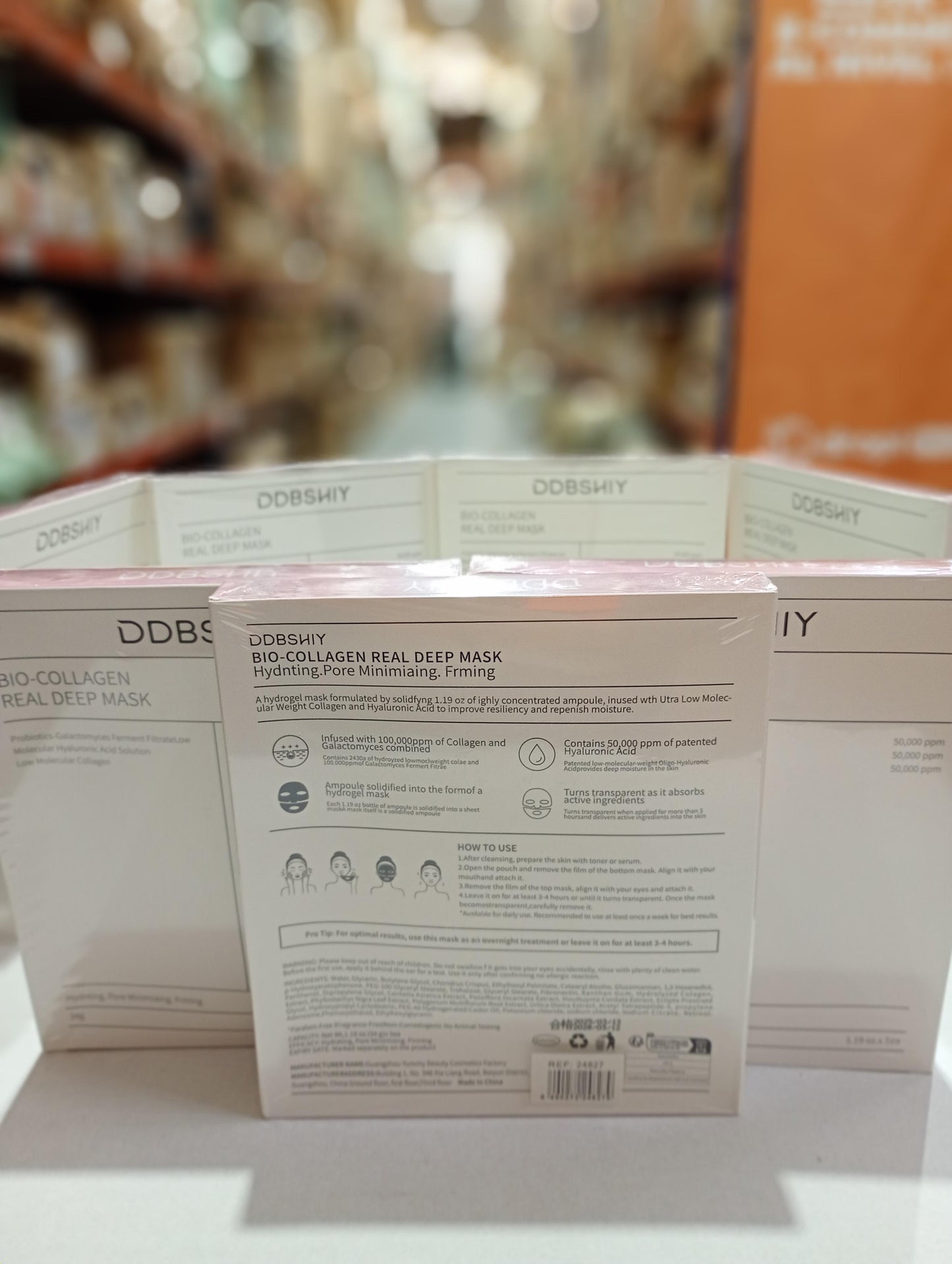 Pack de cinco mascarillas faciales de biocolágeno — vista 2