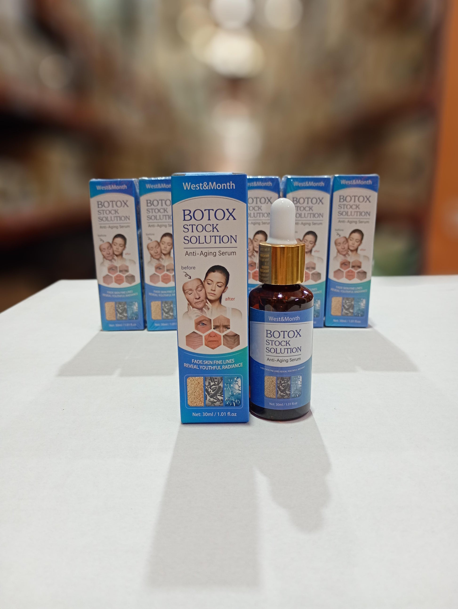Sérum facial concentrado antiedad en frasco — vista 3